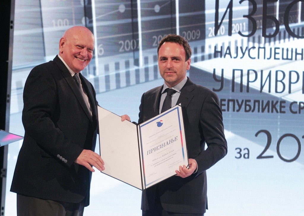 Djordje Misic, Mtel dobitnik nagrade za CSR
