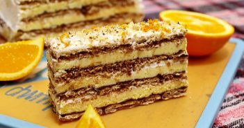 Brzo i bez pečenja: Osvježavajuća torta s turskim keksom i narandžom