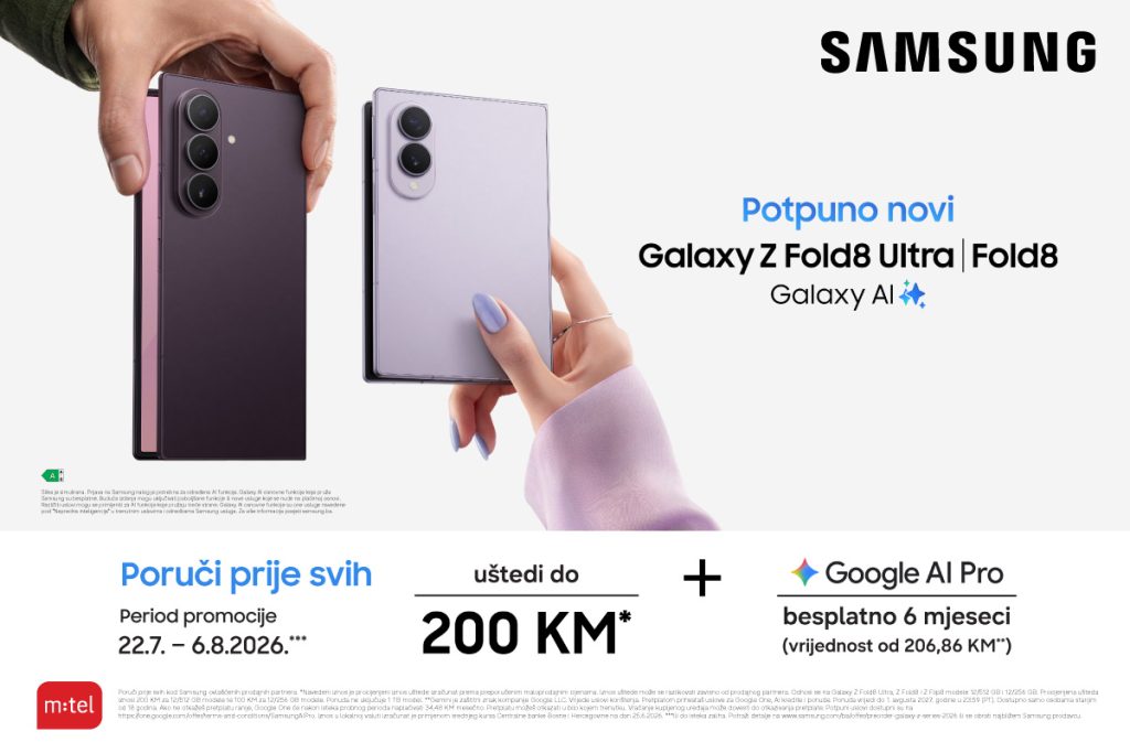 Naručite među prvima i uštedite: Galaxy Z Fold8 Ultra, Z Fold8 i Z Flip8