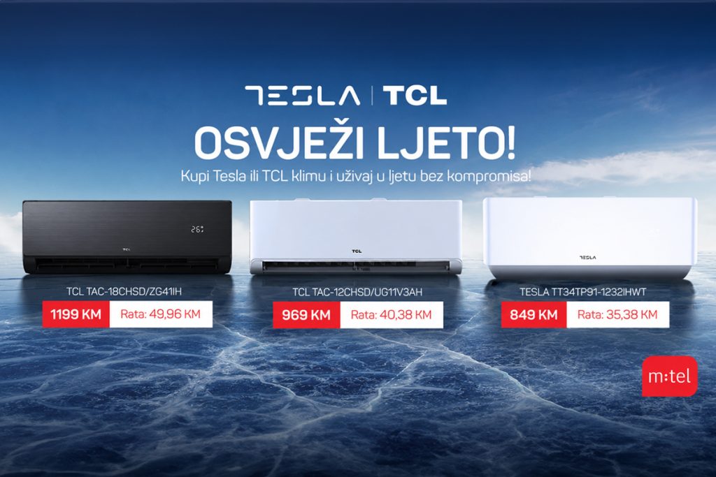 Osvježite ljeto uz Tesla i TCL klime iz m:tel ponude
