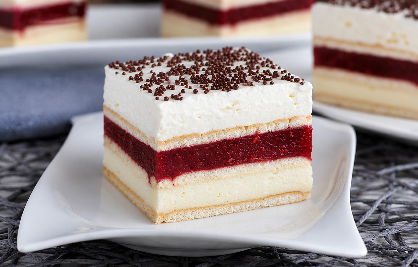 Kremaste malina kocke
