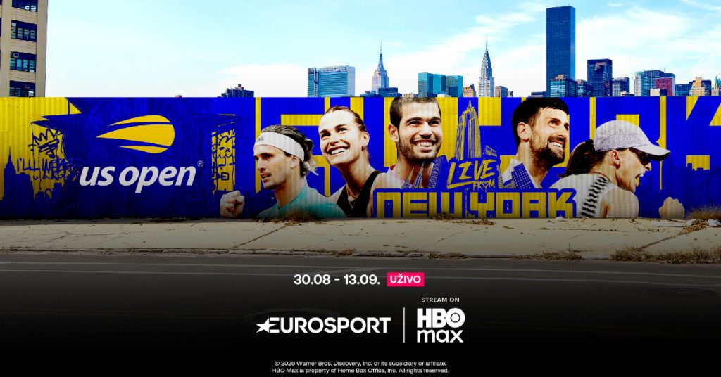 US Open na Eurosportu uz m:tel IPTV