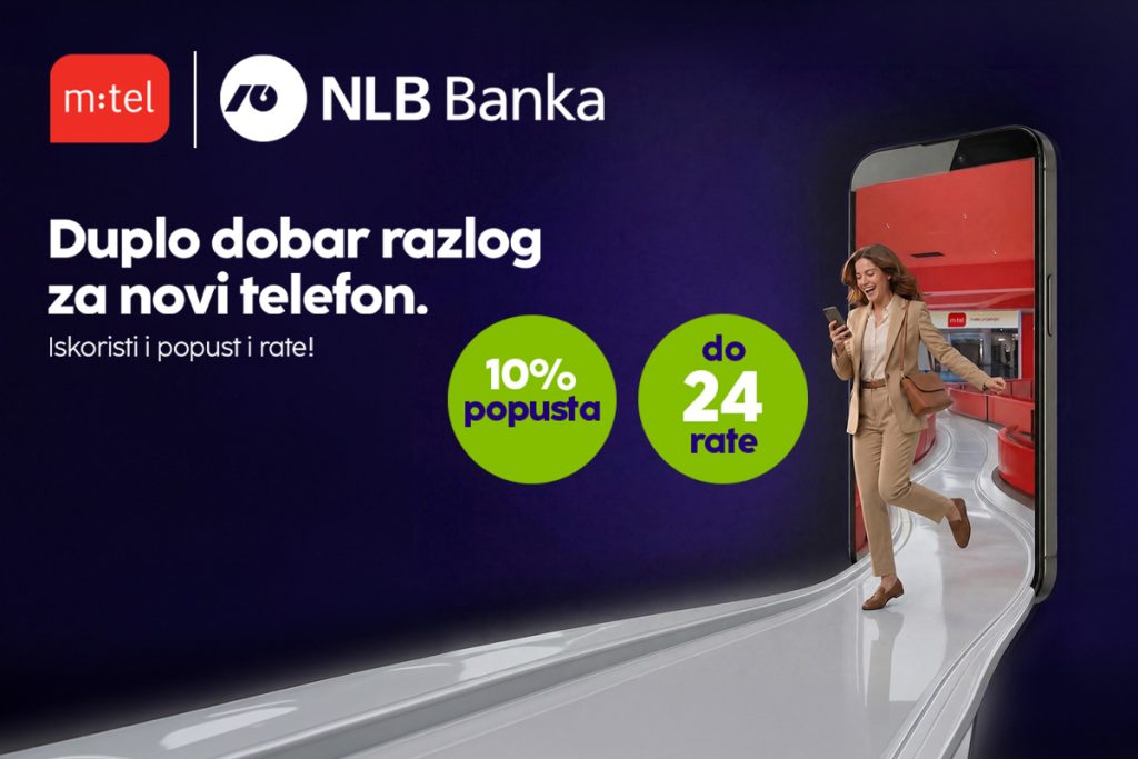 Duplo dobar razlog za novi telefon – 10% popusta i plaćanje na rate