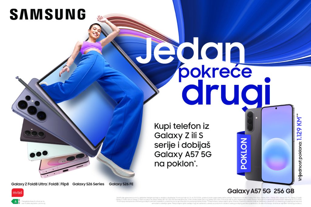 Jedan pokreće drugi: Novi Galaxy iz S ili Z serije donosi vam Galaxy A57 na poklon!
