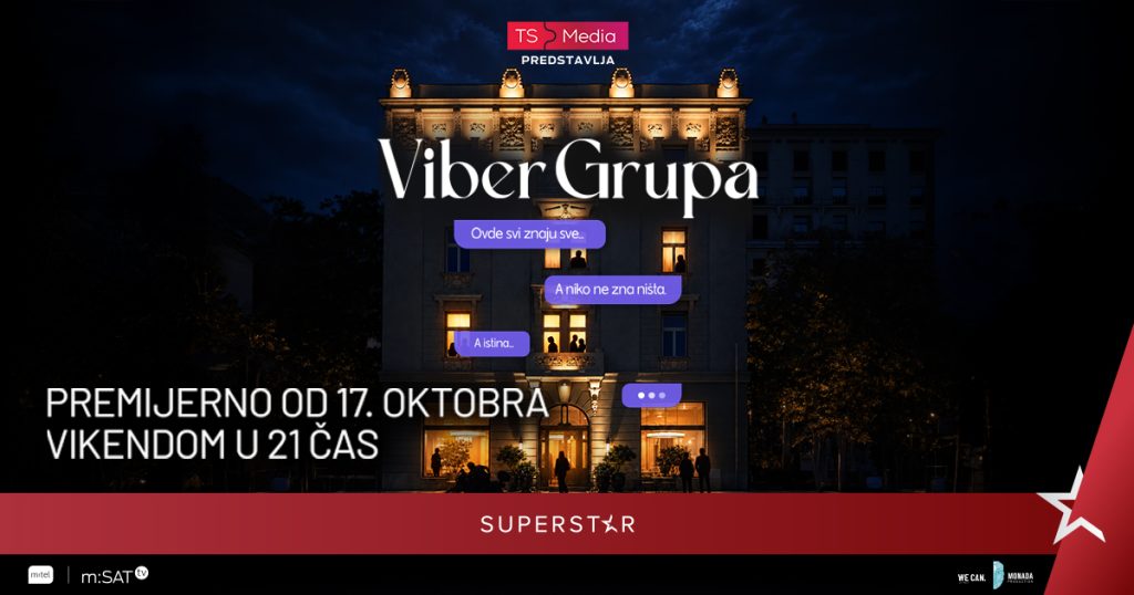 Nova serija „Viber grupa” od 17. oktobra na Superstar TV